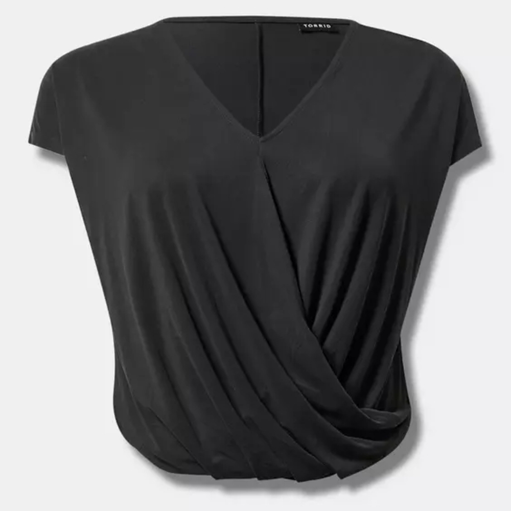 Twisted V Neck Tee